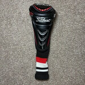 Titleist 913F Fairway Wood Headcover Black Red White Golf #15